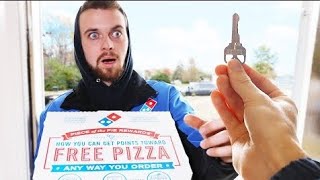 I ordered pizza and tipped the house in Hindi 1080ps mrbeast trending [upl. by Fabriane]