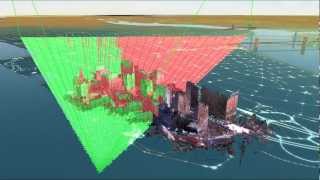 Viewshed analysis with LIDAR and 100000 buildings [upl. by Itnahs]