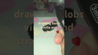 drawling blobs light yellow and pink paint pens [upl. by Linder]