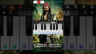 Pirates Of the caribbean theme song playing by piano shorts [upl. by Blackington567]