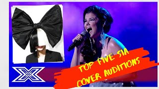 TOP 5 BEST SIA COVER AUDITIONS OF ALL TIMECHANDELIER [upl. by Esaertal357]