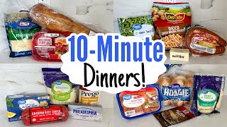 10 MINUTE DINNERS  5 Tasty amp QUICK Recipe Ideas  Cheap Home Cooked Meals Made EASY  Julia Pacheco [upl. by Ailegna]