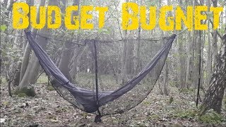 Product review Budget hammock bugnet  mosquito net Inexpensive bushcraft  wild camping kit [upl. by Heidt]