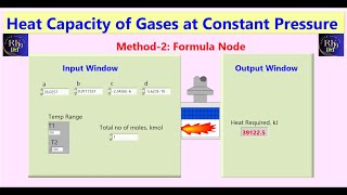 Heat Required Calculation LabVIEW Formula Node [upl. by Rivy86]