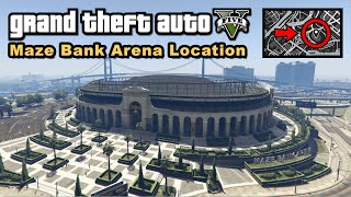 Maze Bank Arena location  GTA 5 [upl. by Carrnan48]