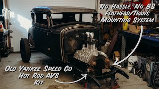 Unboxing And Install Of The Old Yankee Speed Co Hot Rod AV8 Flathead Mounting Kit [upl. by Suzzy]