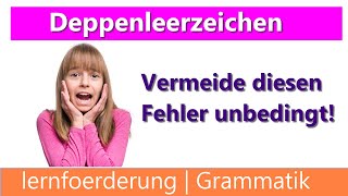 Deppenleerzeichen ✅ bei Komposita  Beispiele und Erklärung [upl. by Ulises]