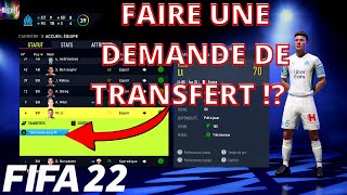 TUTO FIFA 22 Comment se Faire TRANSFÉRER en carrière Joueur  🤔 [upl. by Ahsatan]