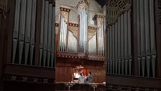 Young organist Sean Weatherley plays Raffys Toccata organ [upl. by Sievert]