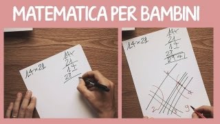 Matematica per bambini e ragazzi moltiplicazioni visuali [upl. by Alansen]