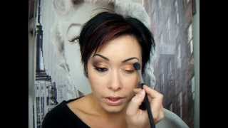 Bronzy Autumn Makeup Tutorial [upl. by Guimar133]