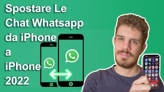 Spostare Le Chat Whatsapp da iPhone ad iPhone 2024  Trasferire dal Vecchio iPhone al nuovo iPhone🆕 [upl. by Schecter]