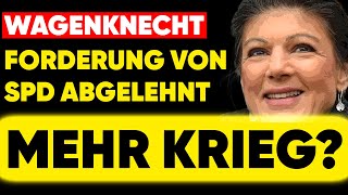 SPD will Wagenknecht und Wolf spalten [upl. by Irim]