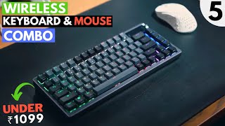 Top 5 Best Wireless Keyboard amp Mouse Under 1500🔥Wireless Keyboard amp Mouse Combo Under 1500 in 2024 [upl. by Einaej838]