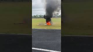 RC Jet Crashes and Burns in Flames Instantly After Take Off  1205154 [upl. by Arlena443]