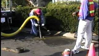 Potholing with Pacific Tek Vacuum Excavator Power Vac and a 416 inch Core Drill [upl. by Nho]