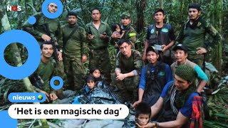 Vermiste kinderen na 40 dagen levend gevonden in Colombiaanse jungle [upl. by Randi]