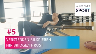 5 Hip Bridge en Hip Thrust voor sterke bilspieren  Oefening van de Week [upl. by Undine]