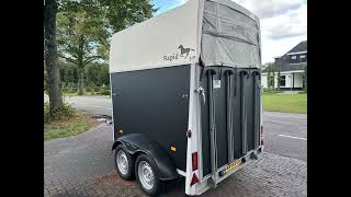 Humbaur Rapid paardentrailer 2 paards trailer zadelkamer [upl. by Hijoung]