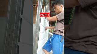 Project 1m part 1 METAL CLADDING INSTALLATION shorts [upl. by Atinele475]