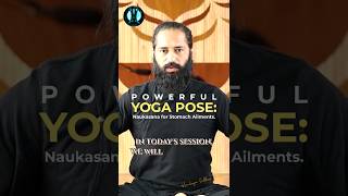 Powerful Yoga Pose Naukasana for Stomach Ailments shorts [upl. by Yedrahs]