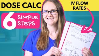 ACE Your IV Flow Rate Dosage Calculations  IV Drip Rate Practice Problems [upl. by Aiuqes]