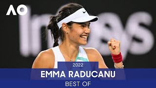 Best of Emma Raducanu  Australian Open 2022 [upl. by Annabelle]