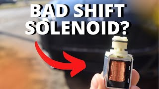 SYMPTOMS OF A BAD TRANSMISSION SHIFT SOLENOID [upl. by Marciano402]