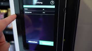 Anleitung Kühlung einstellen Sielaff Touchdisplay [upl. by Bork]