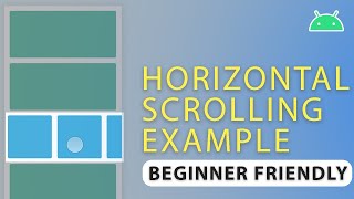 How to Create Horizontal RecyclerView in Android Studio Easily [upl. by Aicilev]