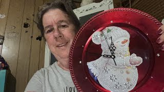 I finished the charger plate clock and more things [upl. by Ajad]