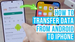 How to TRANSFER DATA FROM ANDROID TO IPHONE wirelessly [upl. by Olathe930]