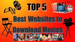 Top 5 best websites to download latest movies Bollywood Hollywood And South Indian [upl. by Suirrad]