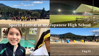 Sports Festival at my High School in Japan  Japanese High School Exchange 🇯🇵 vlog 3 [upl. by Toland]