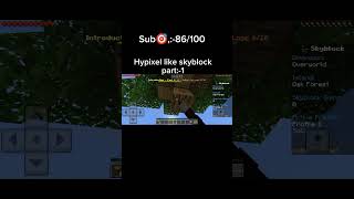 Hypixel Skyblock minecraft skyblock hypixel trending shorts mcpe video gaming gameplay [upl. by Swayne]