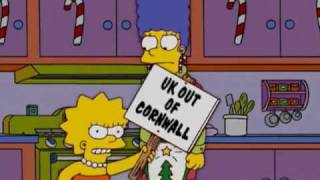 Simpsons recognise Cornish fight for independence [upl. by Justin83]