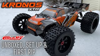 Team Corally Kronos XTR 2022 Unboxed Setup amp First Rip [upl. by Corwin]