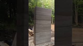 Revealing a Rammed Earth Wall construction building rammedearth design timelapse [upl. by Aicnerolf]