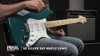 The SE Silver Sky Maple  Demo  PRS Guitars [upl. by Noraj]