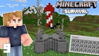 Minecraft Epic AFK Gunpowder Farm  118 Survival Lets play  Ep 9 [upl. by Ellehcear]