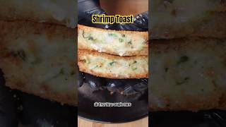 I tried making shrimp toast derekkchen shrimp asianfood easyrecipe quickrecipe snack toast [upl. by Walliw94]