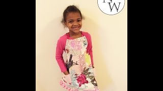 Childrens Apron Tutorial [upl. by Gillie817]