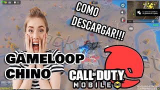 GAMELOOP CHINO  CONFIGURACIÓN Y OPTIMIZACIÓN para CALL OF DUTY MOBILE [upl. by Trometer]