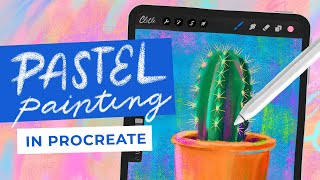 Pastel Painting in Procreate  using the NEW Artists Pastel brushes [upl. by Guarino103]