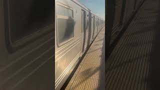 Rockaway ParkBeach 116th St bound R46 A train leaving Beach 98th St [upl. by Feune]