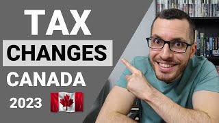 Important TAX CHANGES in CANADA for 2023  TFSA RRSP CPP amp FHSA  Canadian Tax Guide Chapter 11 [upl. by Nnahgiel]