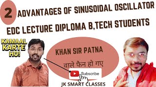 Sinusoidal Oscillator ✔2 Advantages of Sinusoidal Oscillator  Oscillator vs Alternator in Hindi [upl. by Adnalro]