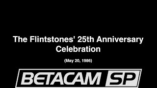 The Flintstones 25th Anniversary Celebration 1986 Betacam SP [upl. by Ynohtnaed]