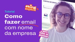 Como Criar um Email Profissional  Passo a Passo [upl. by Luamaj]