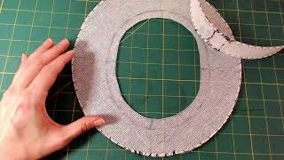 Lesson Four Part Four Sewing a Buckram Hat [upl. by Schuster]